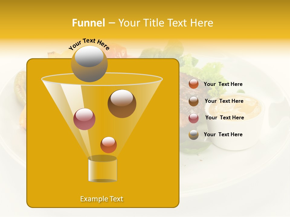 Cooked Diet Horizontal PowerPoint Template
