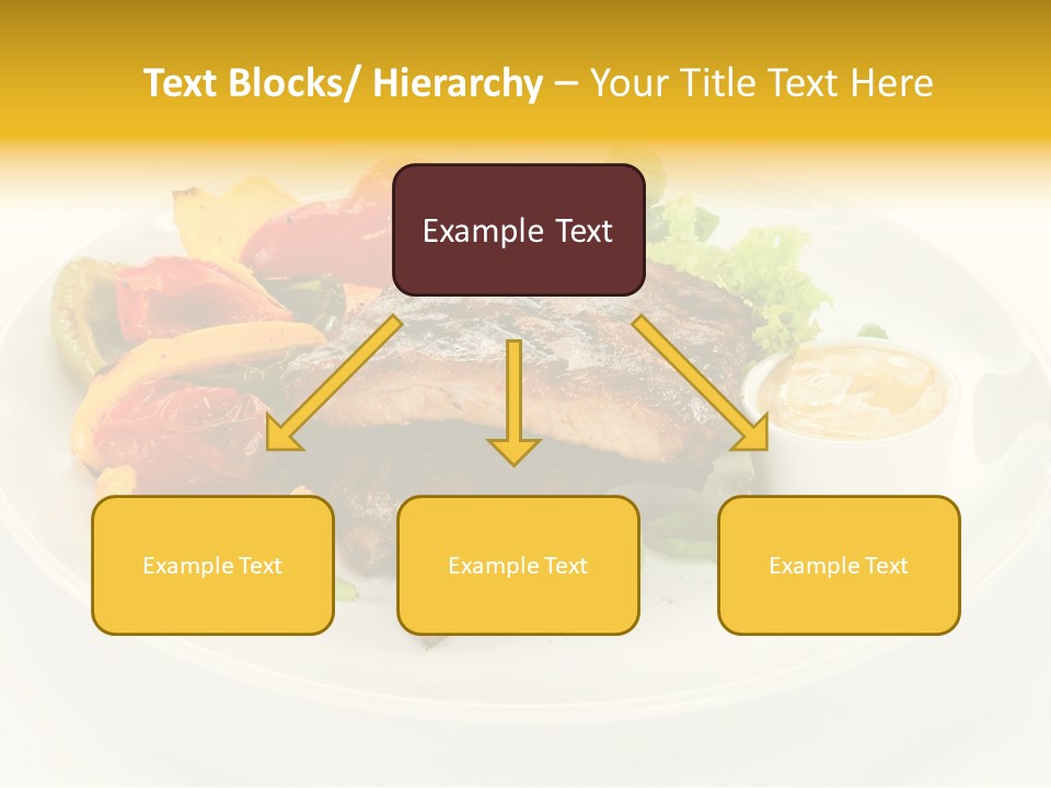 Cooked Diet Horizontal PowerPoint Template