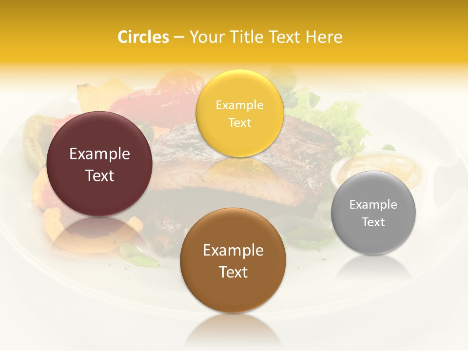 Cooked Diet Horizontal PowerPoint Template