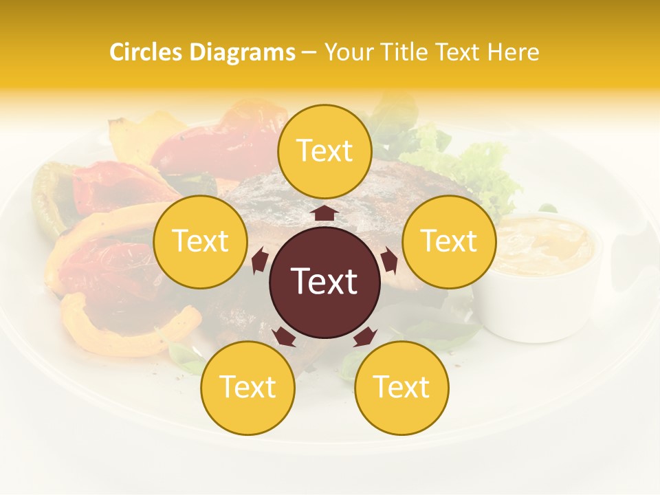 Cooked Diet Horizontal PowerPoint Template