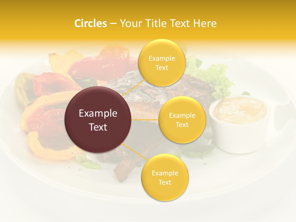 Cooked Diet Horizontal PowerPoint Template