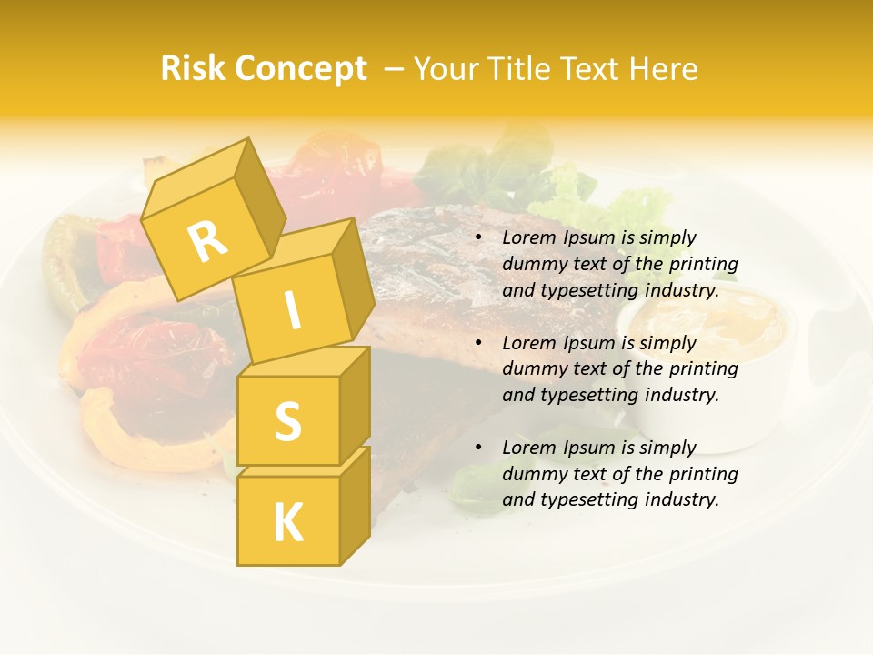 Cooked Diet Horizontal PowerPoint Template