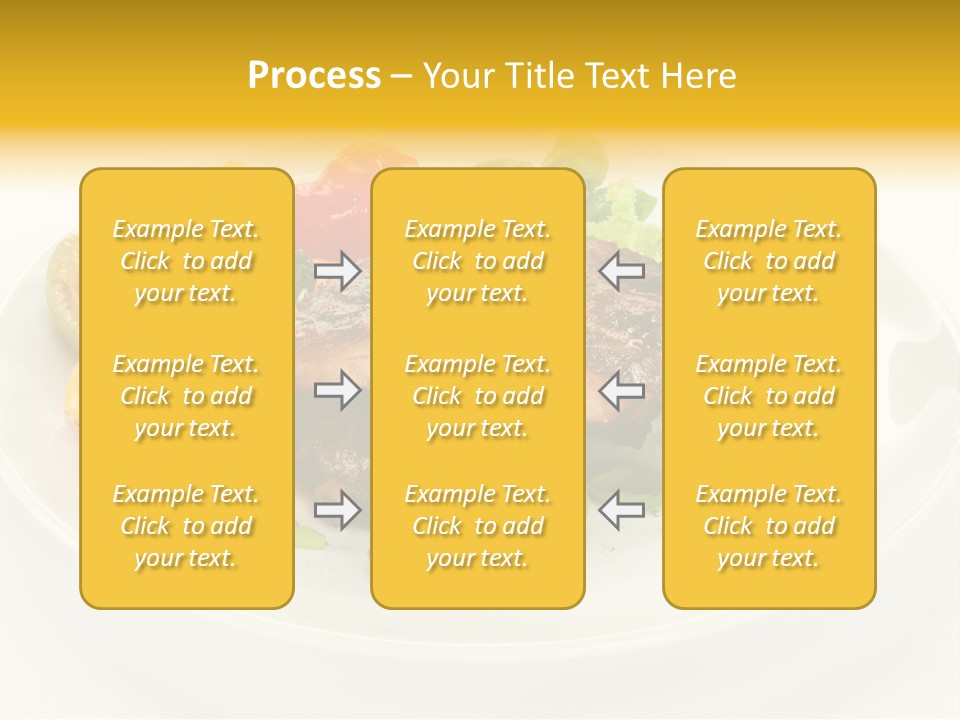 Cooked Diet Horizontal PowerPoint Template