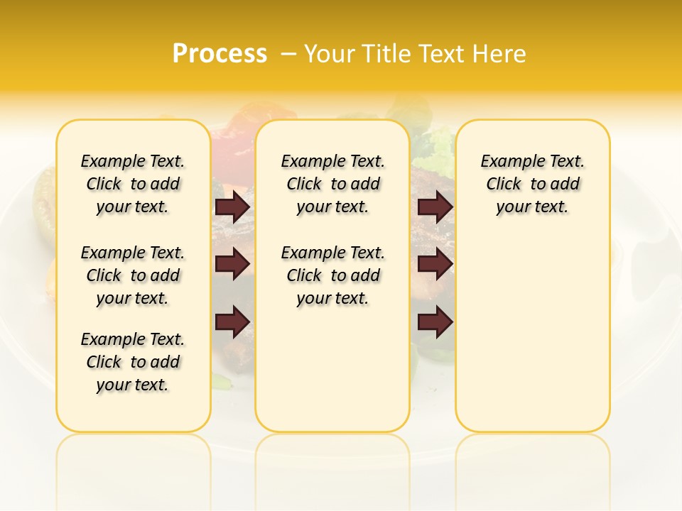 Cooked Diet Horizontal PowerPoint Template