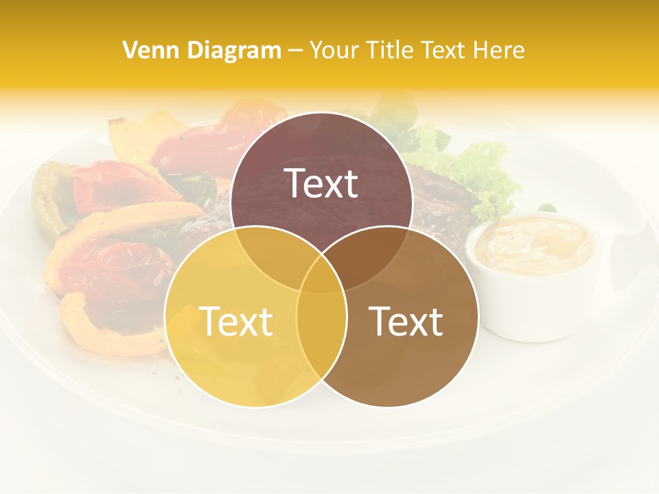 Cooked Diet Horizontal PowerPoint Template