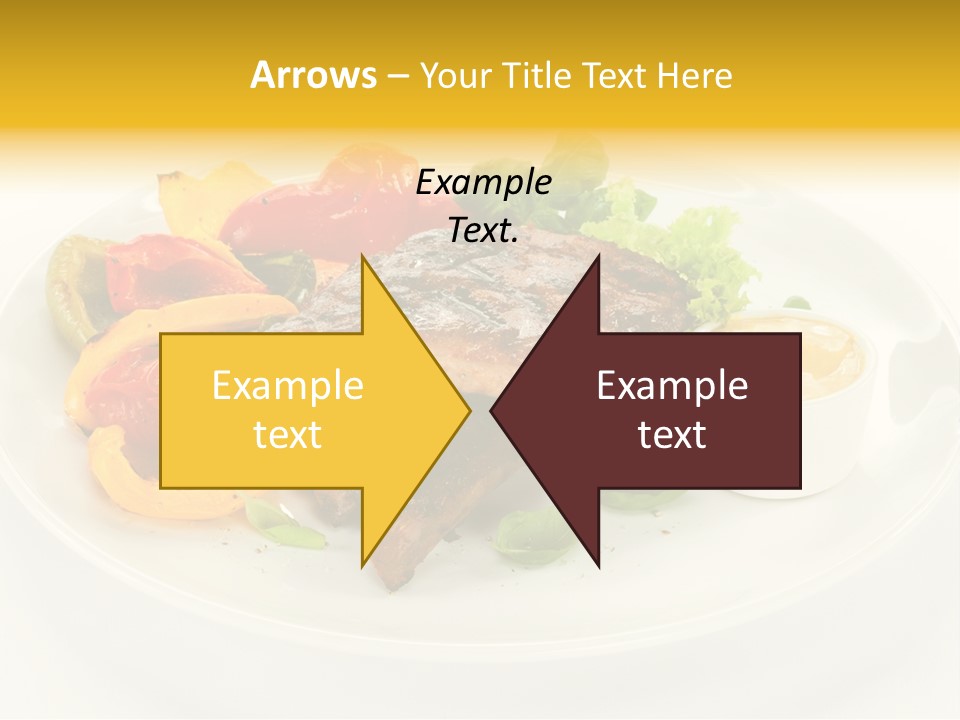 Cooked Diet Horizontal PowerPoint Template