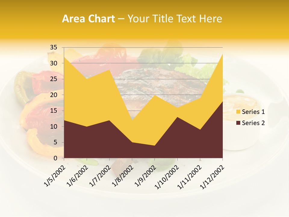 Cooked Diet Horizontal PowerPoint Template