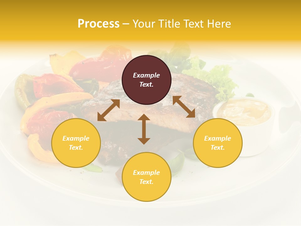 Cooked Diet Horizontal PowerPoint Template