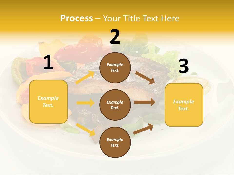 Cooked Diet Horizontal PowerPoint Template