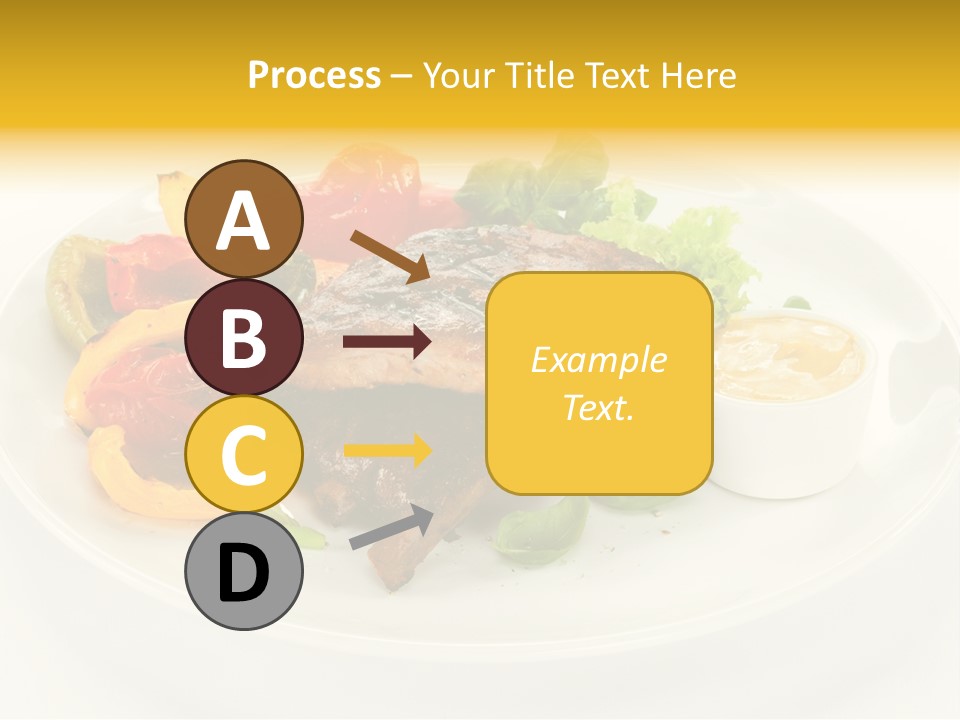 Cooked Diet Horizontal PowerPoint Template
