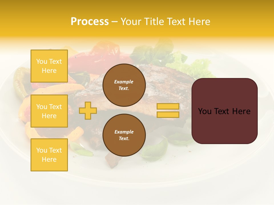Cooked Diet Horizontal PowerPoint Template