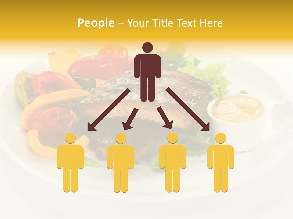 Cooked Diet Horizontal PowerPoint Template