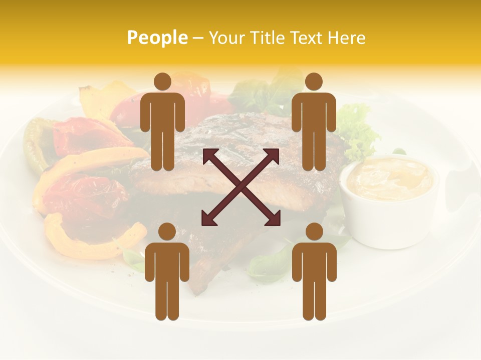 Cooked Diet Horizontal PowerPoint Template