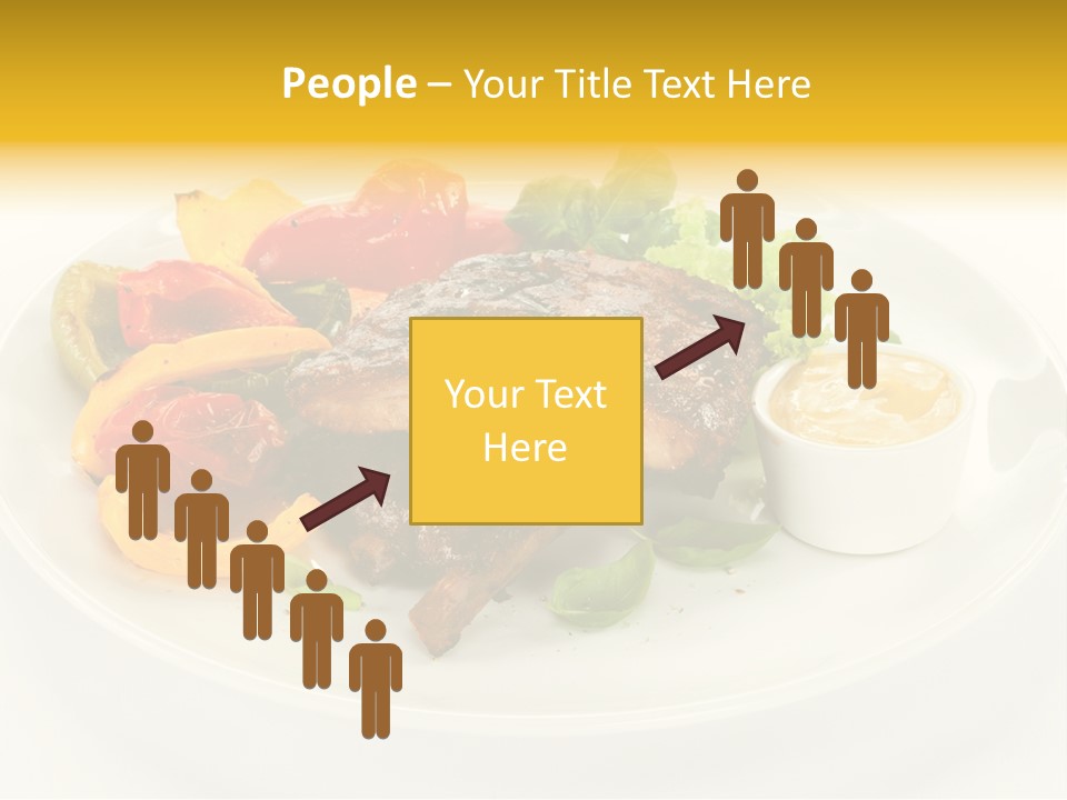 Cooked Diet Horizontal PowerPoint Template