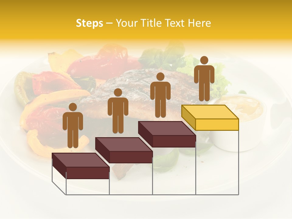 Cooked Diet Horizontal PowerPoint Template
