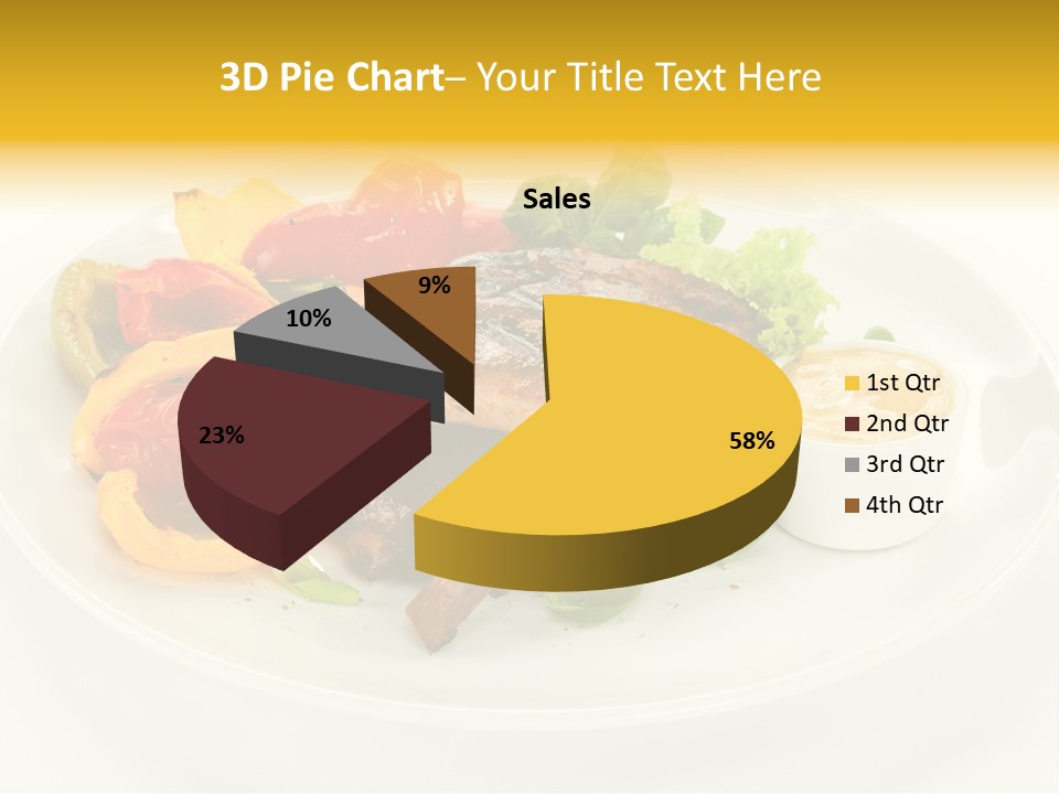 Cooked Diet Horizontal PowerPoint Template