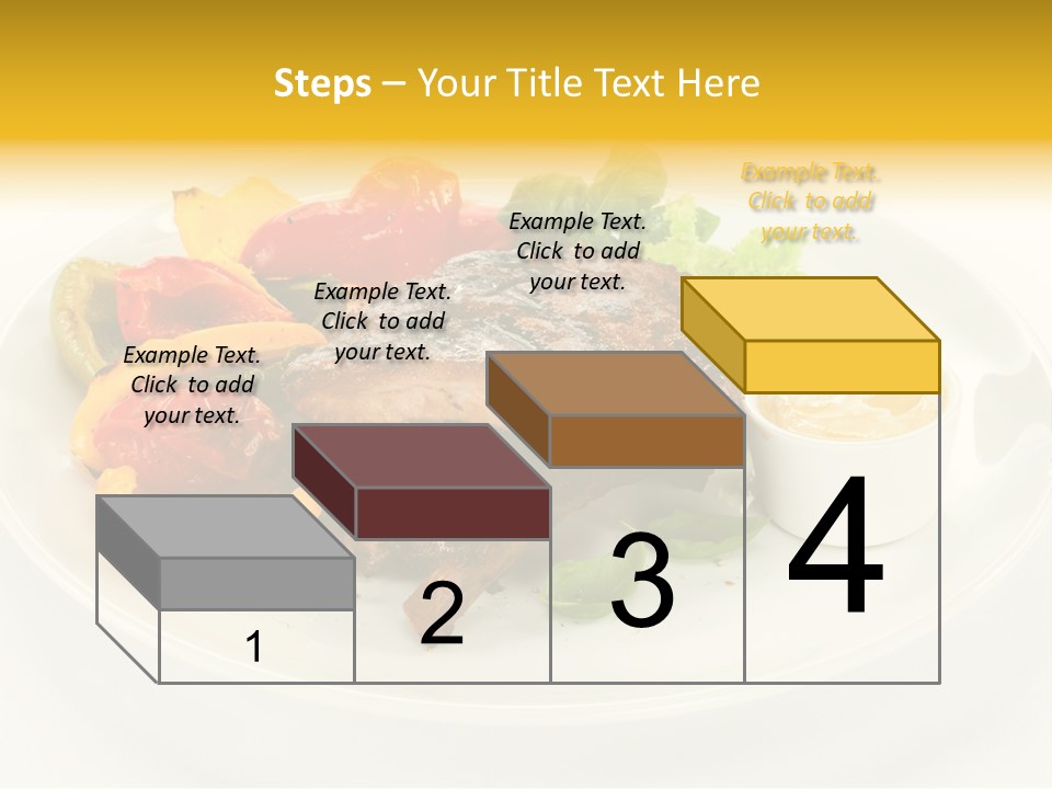 Cooked Diet Horizontal PowerPoint Template
