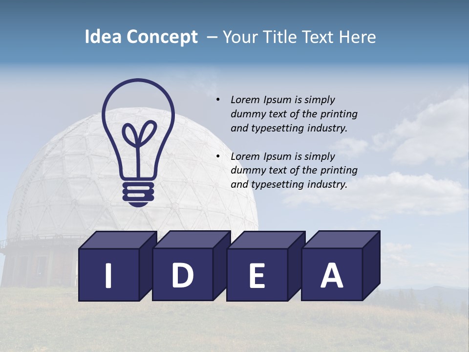 Home Indoor Sofa PowerPoint Template