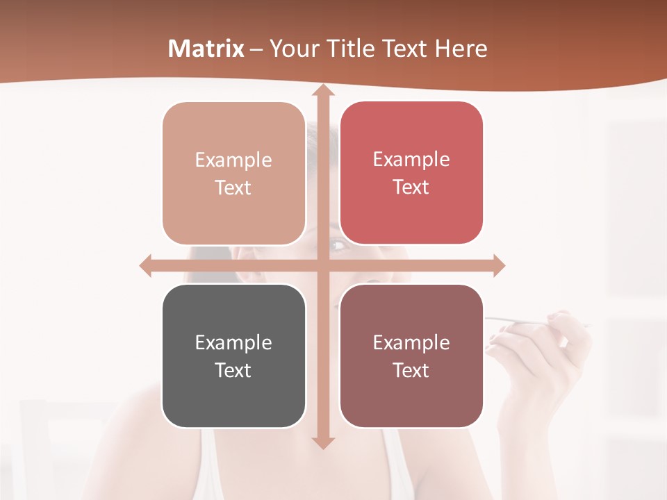 People White Indoor PowerPoint Template