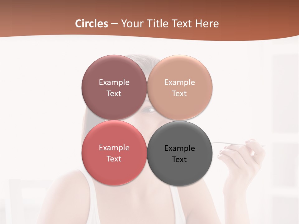 People White Indoor PowerPoint Template