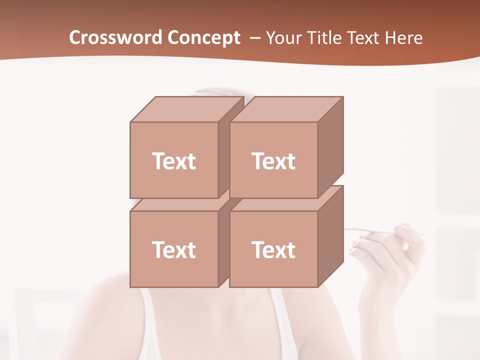 People White Indoor PowerPoint Template