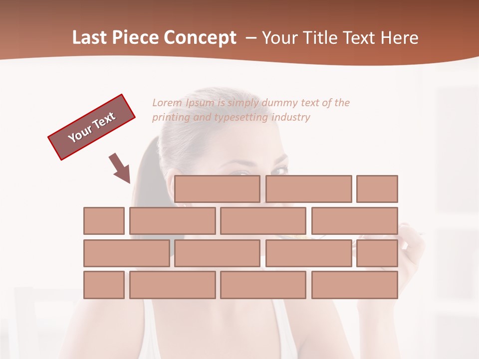 People White Indoor PowerPoint Template