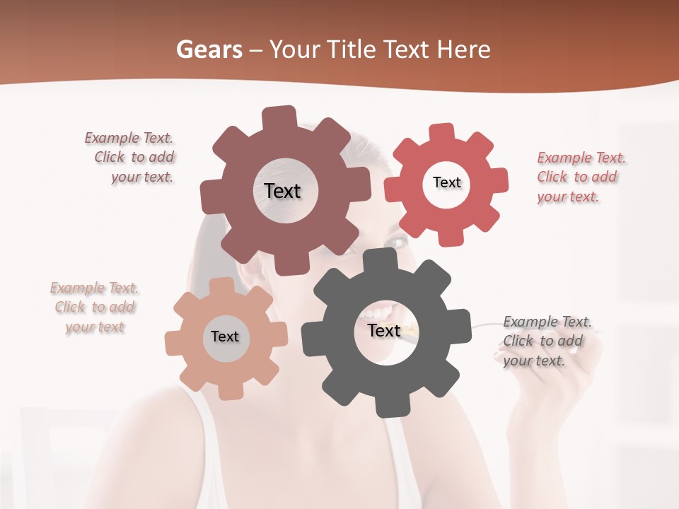 People White Indoor PowerPoint Template