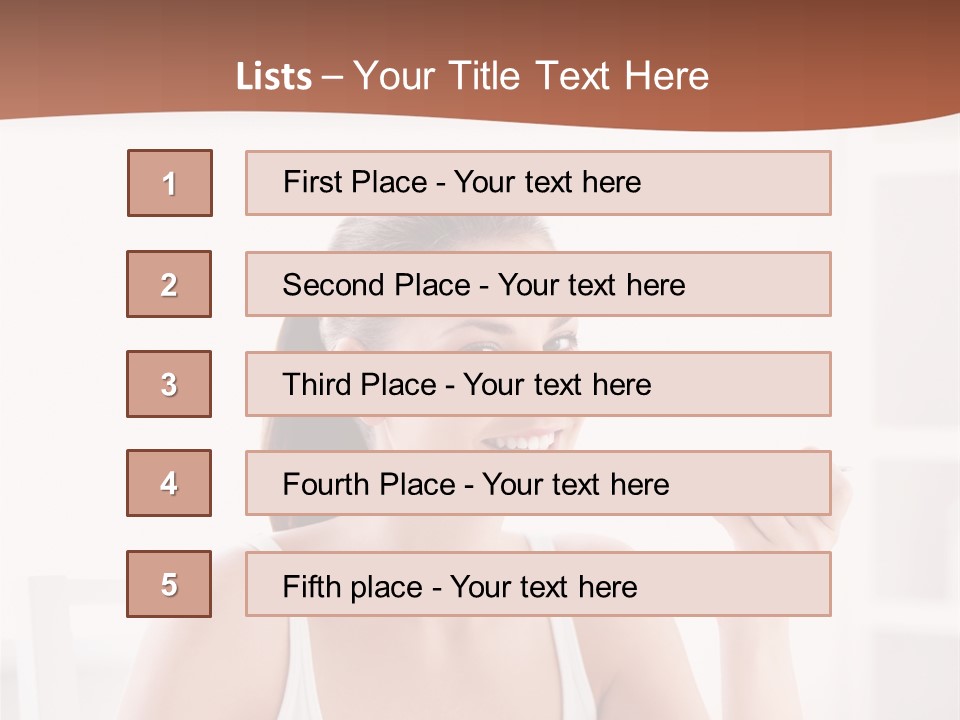 People White Indoor PowerPoint Template