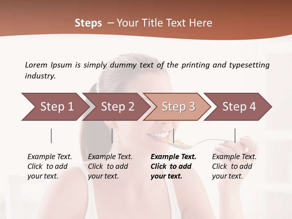 People White Indoor PowerPoint Template