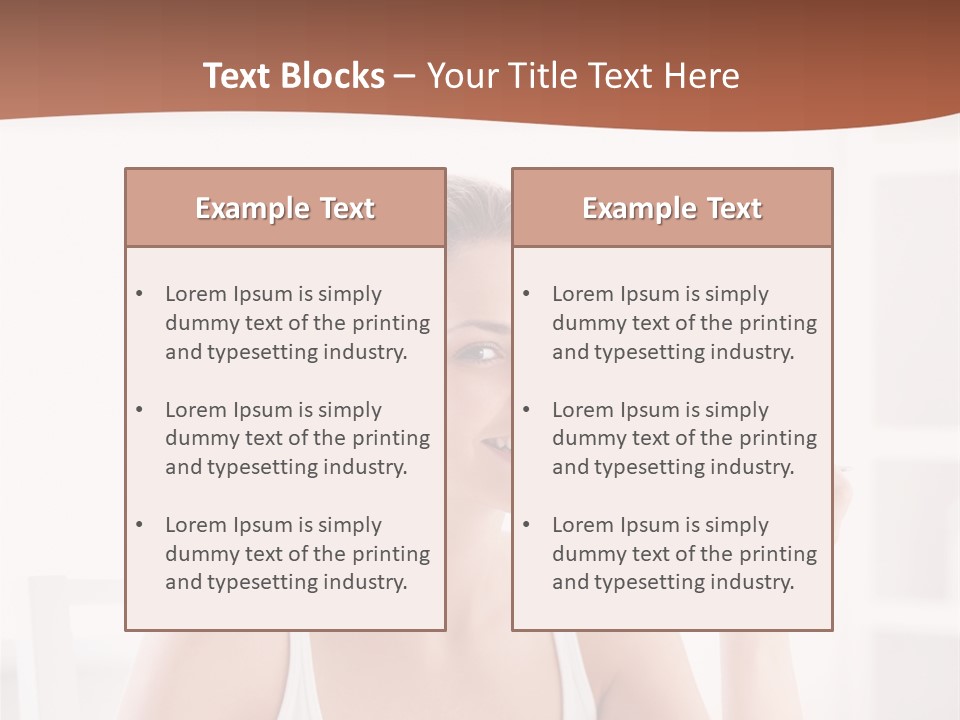 People White Indoor PowerPoint Template