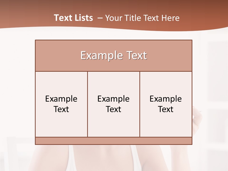 People White Indoor PowerPoint Template
