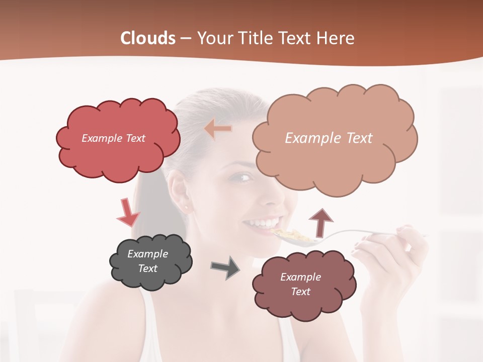 People White Indoor PowerPoint Template