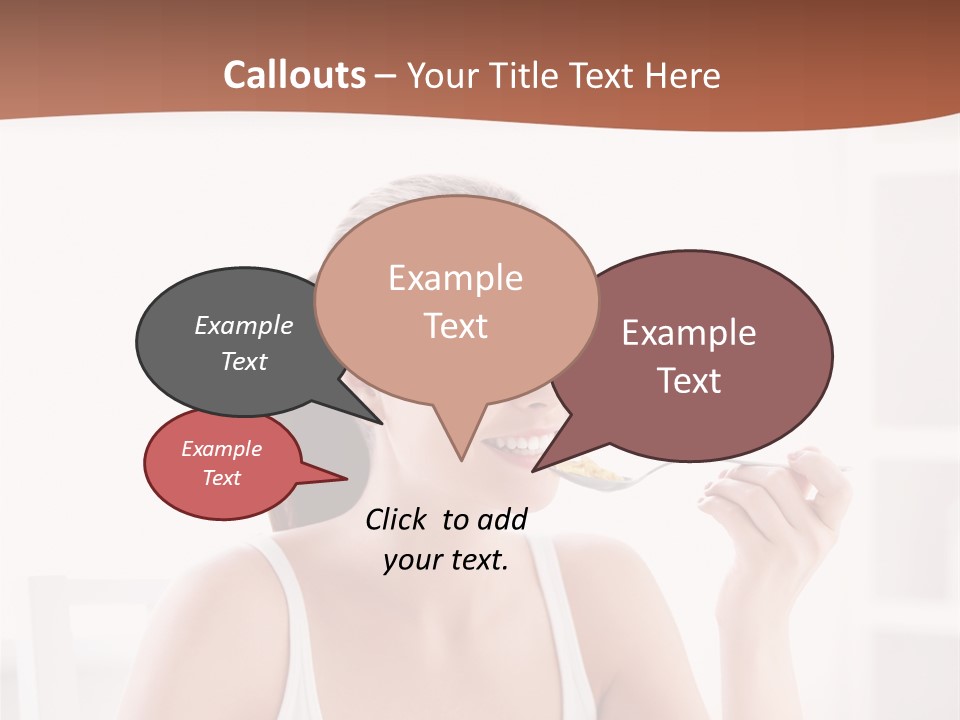 People White Indoor PowerPoint Template