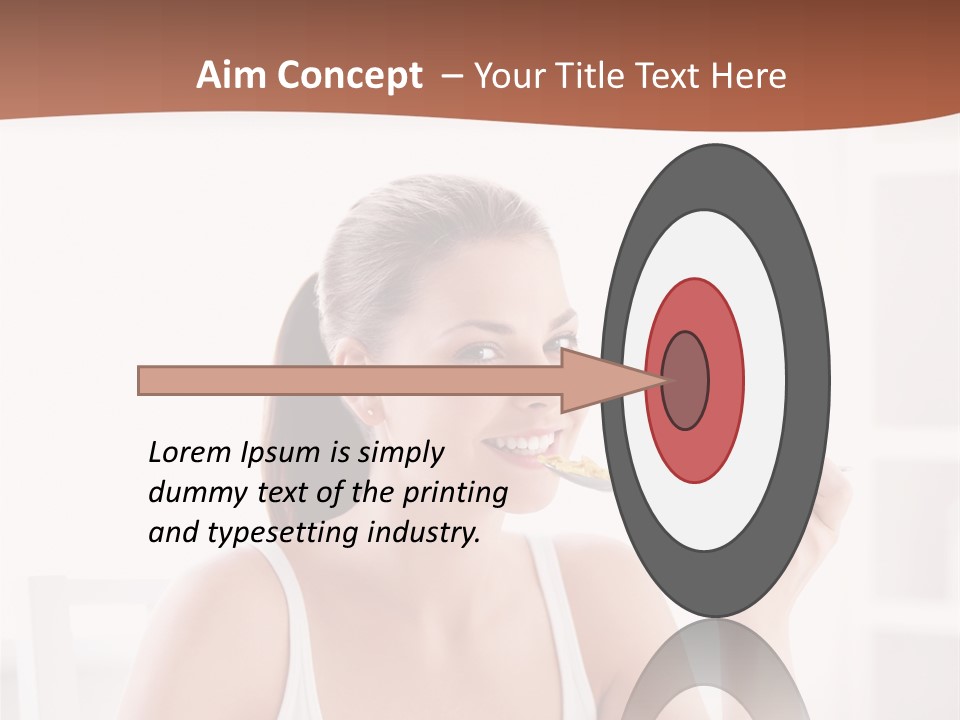 People White Indoor PowerPoint Template