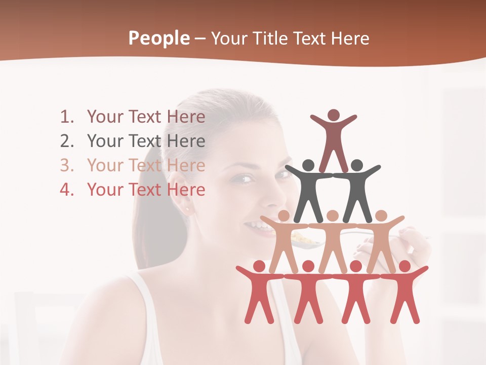 People White Indoor PowerPoint Template