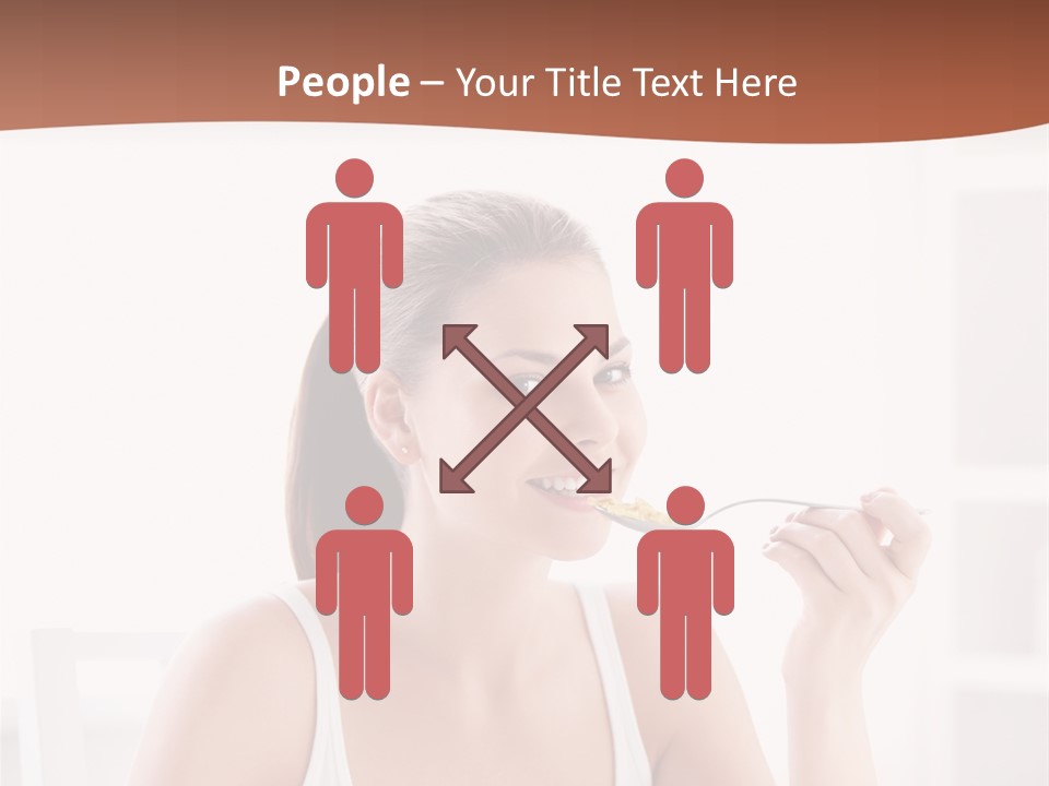 People White Indoor PowerPoint Template