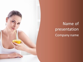 Breakfast Teenager Healthy PowerPoint Template