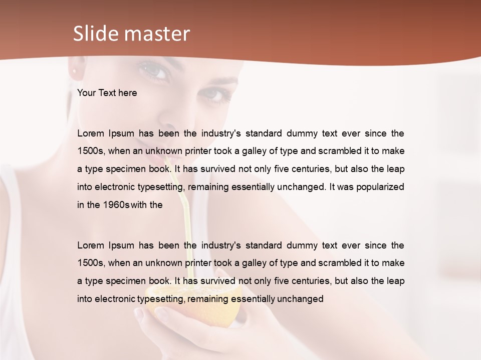 Breakfast Teenager Healthy PowerPoint Template