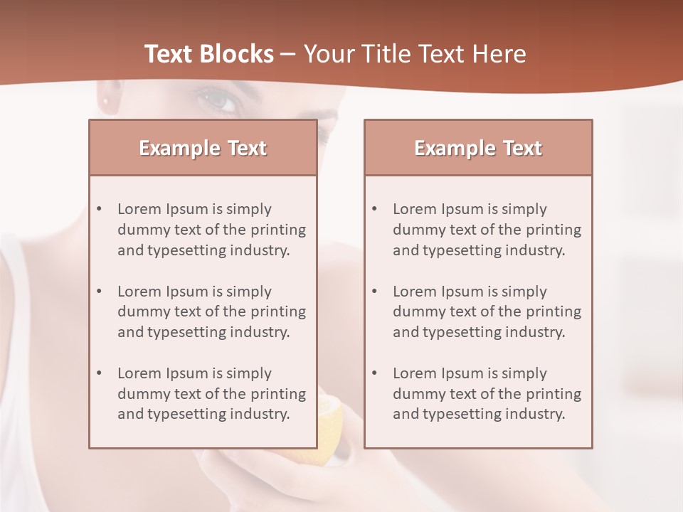 Breakfast Teenager Healthy PowerPoint Template