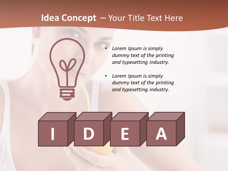 Breakfast Teenager Healthy PowerPoint Template