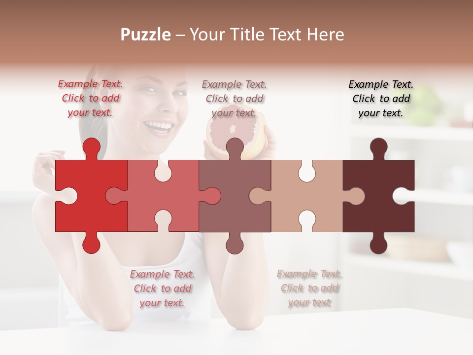 Human Fruit Home PowerPoint Template