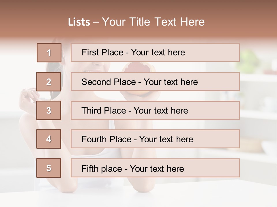 Human Fruit Home PowerPoint Template