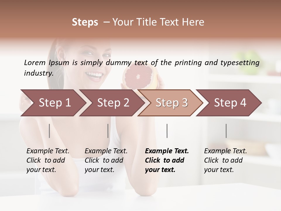 Human Fruit Home PowerPoint Template