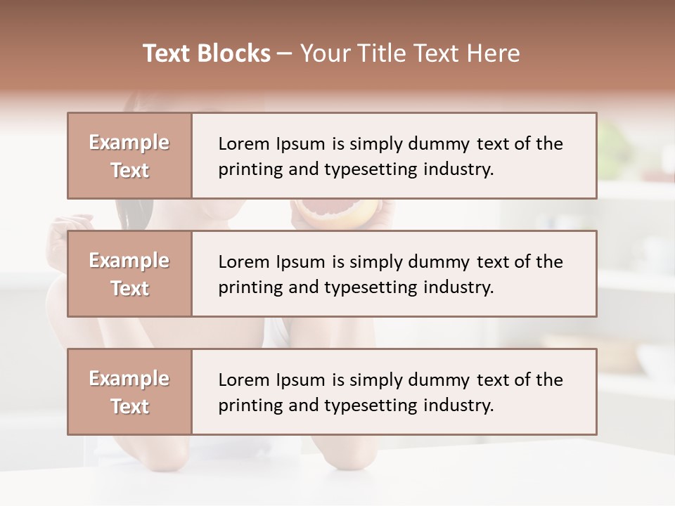 Human Fruit Home PowerPoint Template