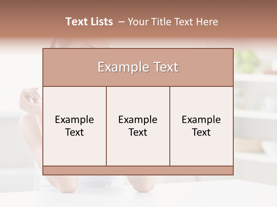 Human Fruit Home PowerPoint Template