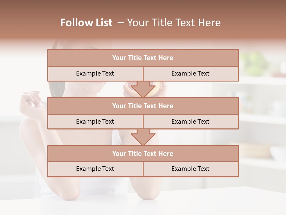 Human Fruit Home PowerPoint Template