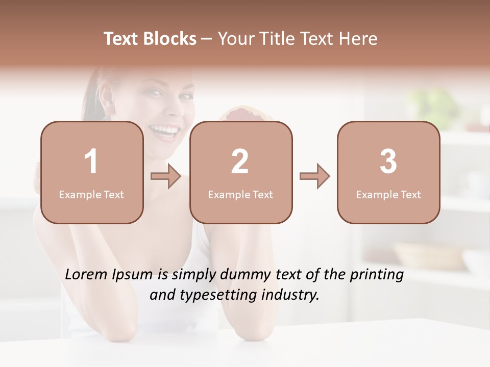 Human Fruit Home PowerPoint Template