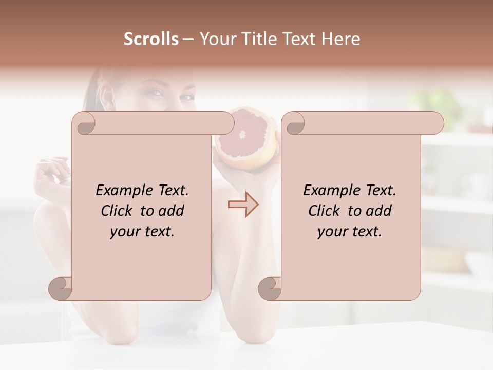 Human Fruit Home PowerPoint Template