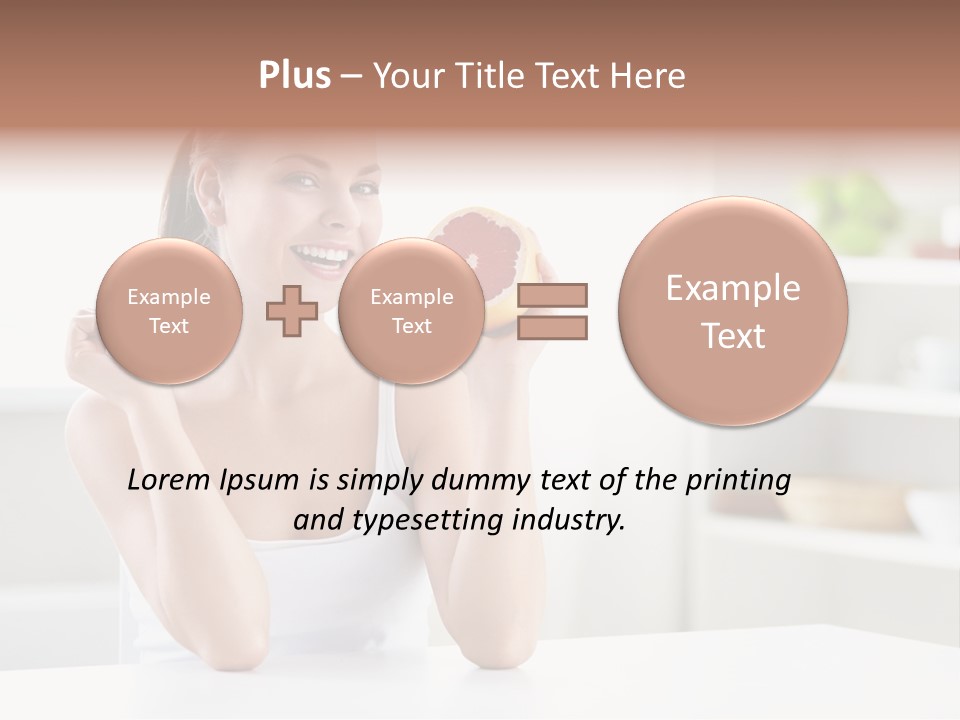 Human Fruit Home PowerPoint Template