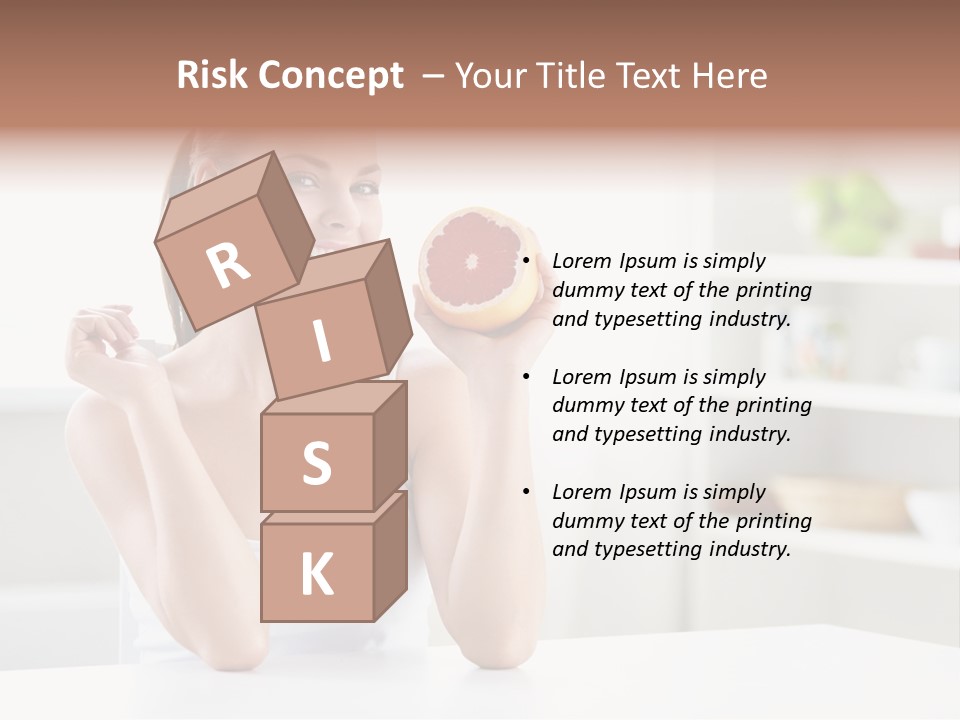 Human Fruit Home PowerPoint Template